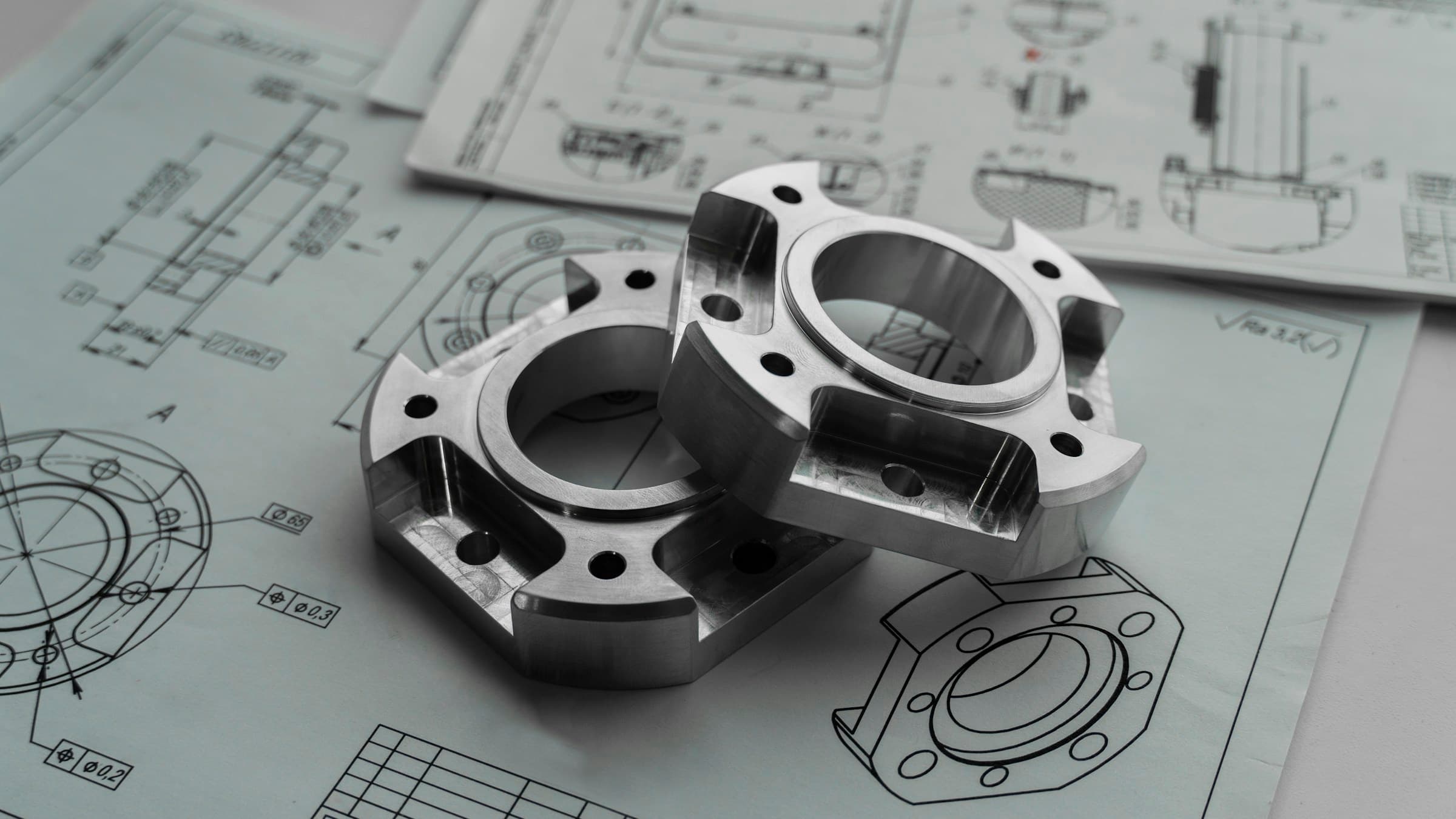 Precision-machined components manufactured to exact engineering specifications